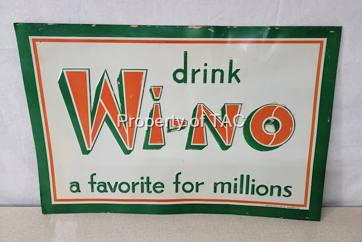 Drink Wi-no "a favorite for millions" Metal Sign