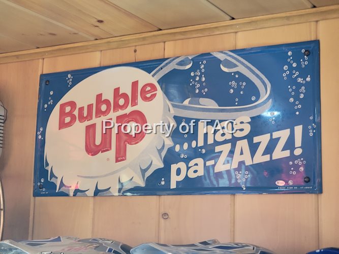 Bubble Up Metal Sign