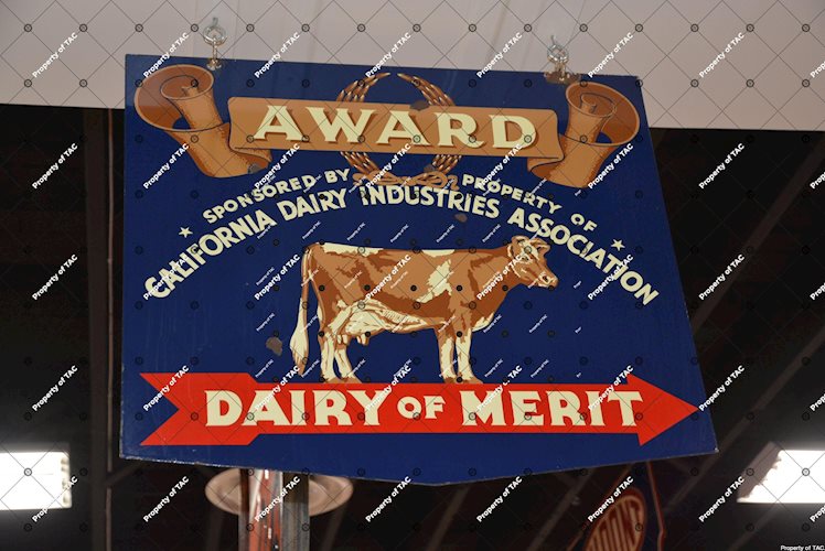 California Dairy of Merit w/cow logo
