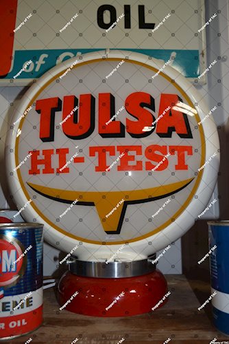Tulsa Hi-Test w/logo single globe lens