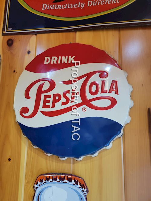 Drink Pepsi-Cola Bottle Cap Metal Sig