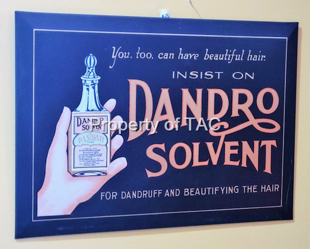 Dandro Solvent Tin Sign