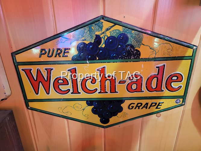 Pure Welch-ade Grape Metal Sign
