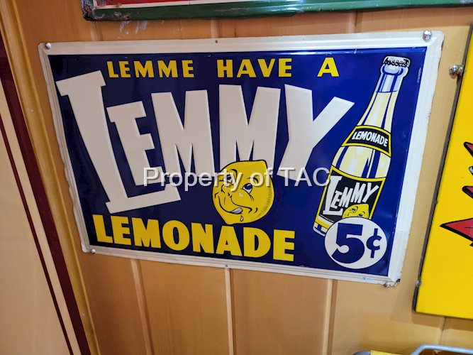 Lemmy Lemonade w/Logo Metal Sign