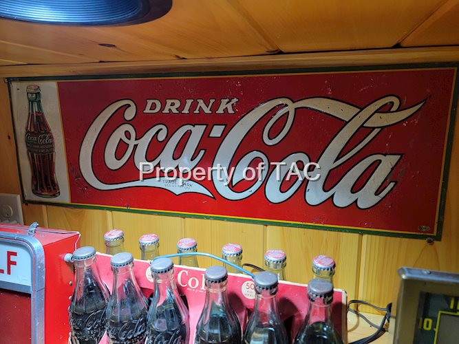 Drink Coca-Cola in Bottles Metal Sign