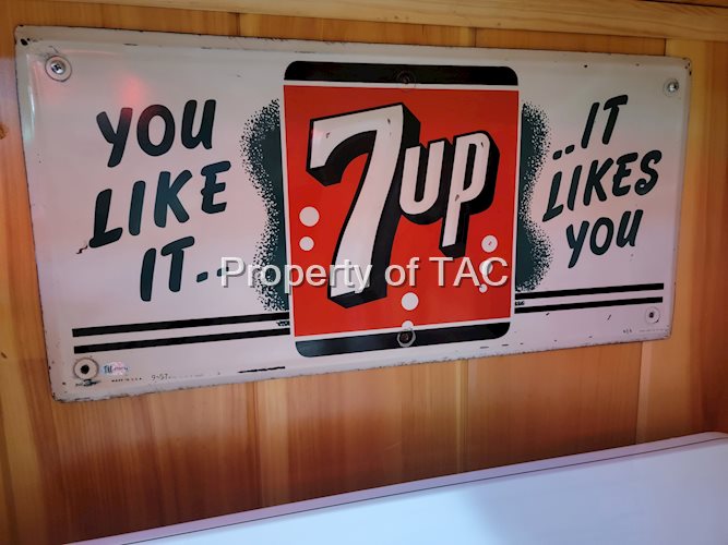 7up You Like it  likes you Metal Sign