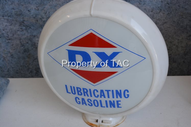D-X Lubricating Gasoline w/Logo 13.5" Single Globe Lens
