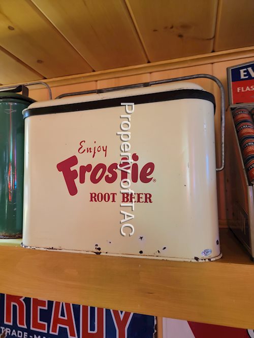 Enjoy Frostie Root Beer Metal Cooler