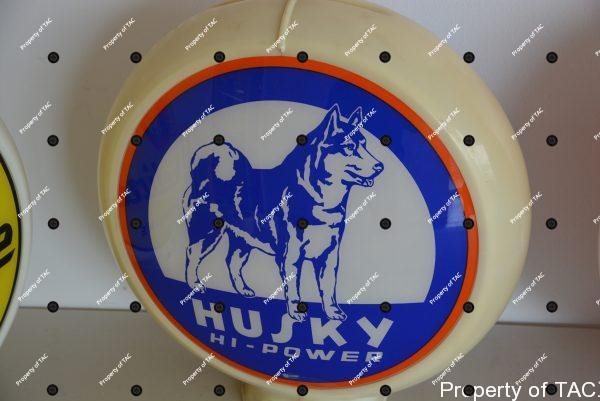 Husky Hi-Power w/dog standing 13.5" single lens
