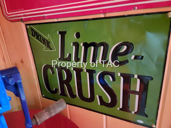 Lime Crush Metal Sign