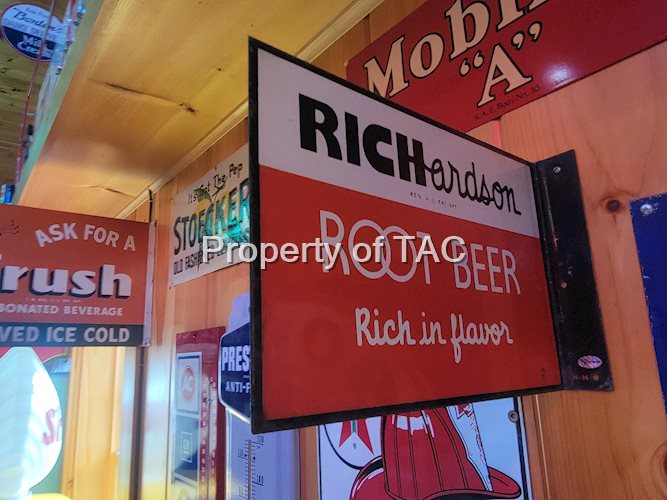 Richardson Root Beer Metal Flange Sign