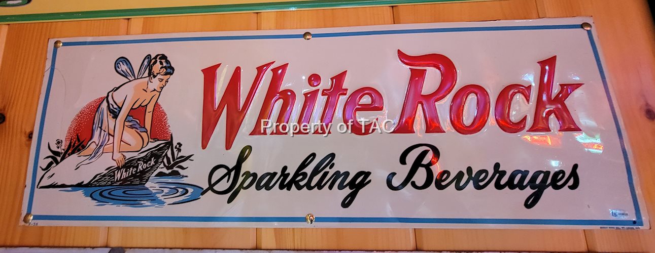 White Rock Sparkling Beverages w/Logo Metal Sign