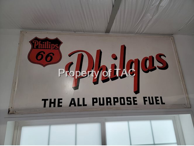 Phillips 66 Philgas "The All Purpose Fuel" Metal Sign