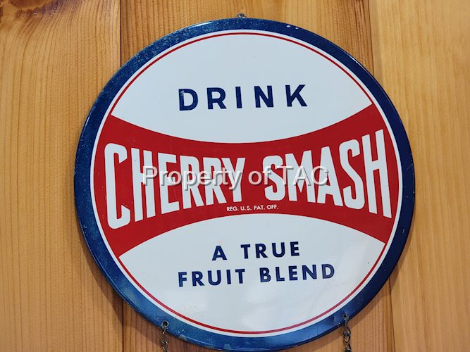 Drink Cherry Smash Celluloid Sign