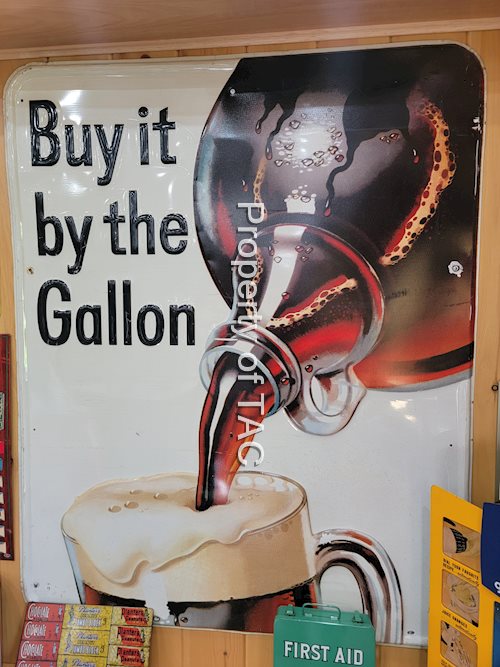 (Root Beer) Buy it by the Gallon Metal Sign