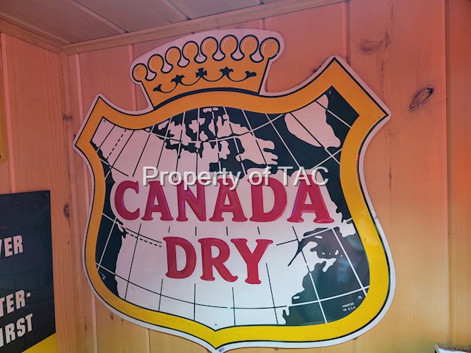 Canada Dry Logo Metal Sign