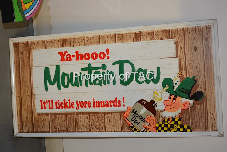 Ya-hooo! Mountain Dew w/Logo metal Sign
