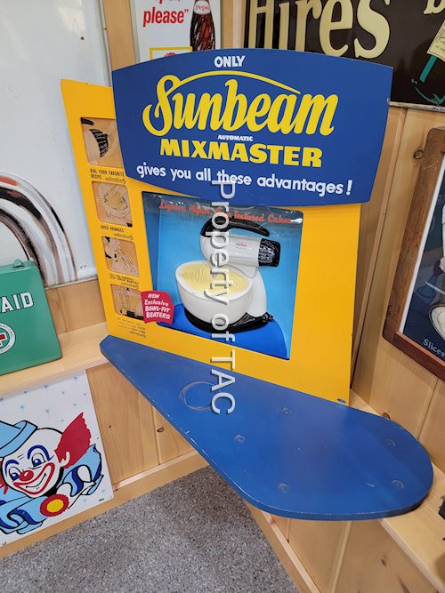 Sunbeam Mixmaster Counter Top Lighted Display