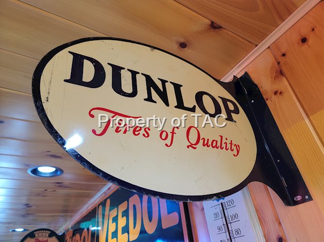 Dunlop Tires of Quality Metal Flange Sign
